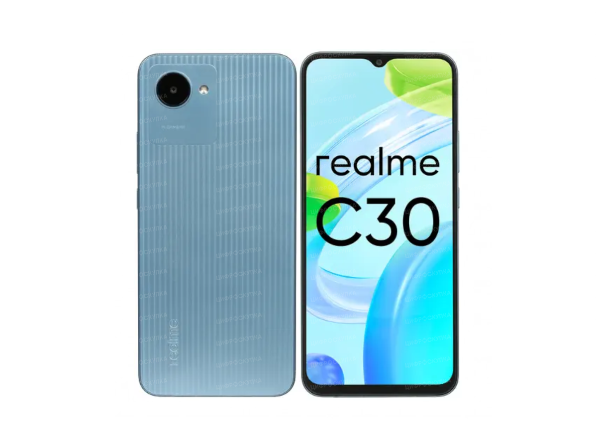 Купить телефон realme c30 4/64 гб голубой в магазине Цифроскупка в  Архангельске